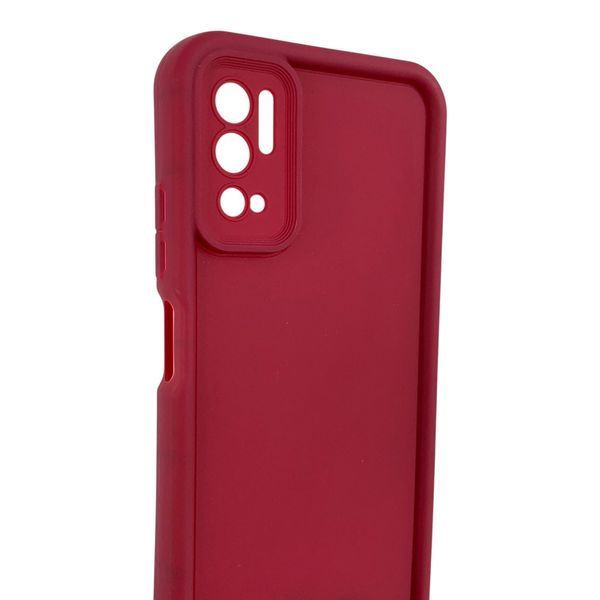Чохол силіконовий Soft Touch для Xiaomi Redmi Note 10 5G бордовий (Повний захист камери) 0053886 фото