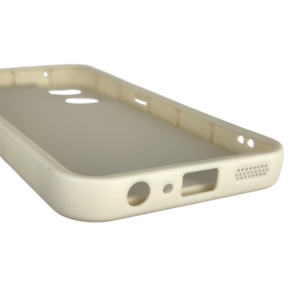 Чехол силиконовый Soft Touch с 3D принтом для OPPO Reno 8T 4G молочный (Полная защита камеры) 0041810 фото