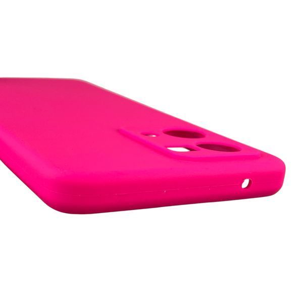 Чохол для Oppo Reno 7 4G силіконовий з мікрофіброю нековзний на оппо рено 7 4г малиновий 0031797 фото