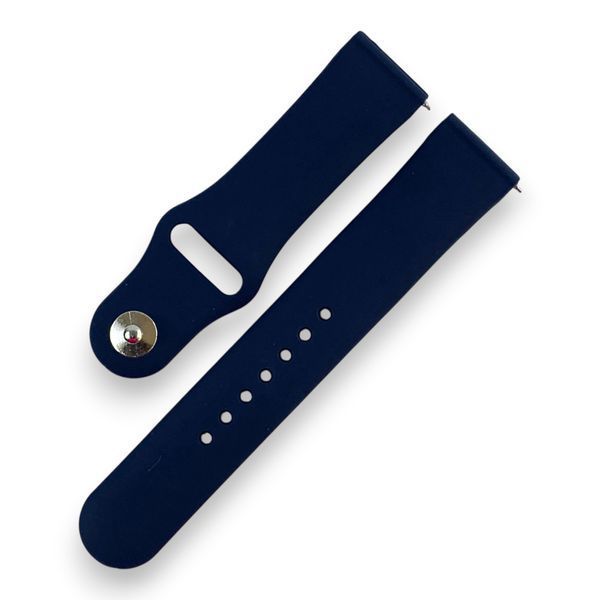 Ремешок силиконовый 22 мм для Xiaomi Watch S1 Pro темно-синий 0057116 фото