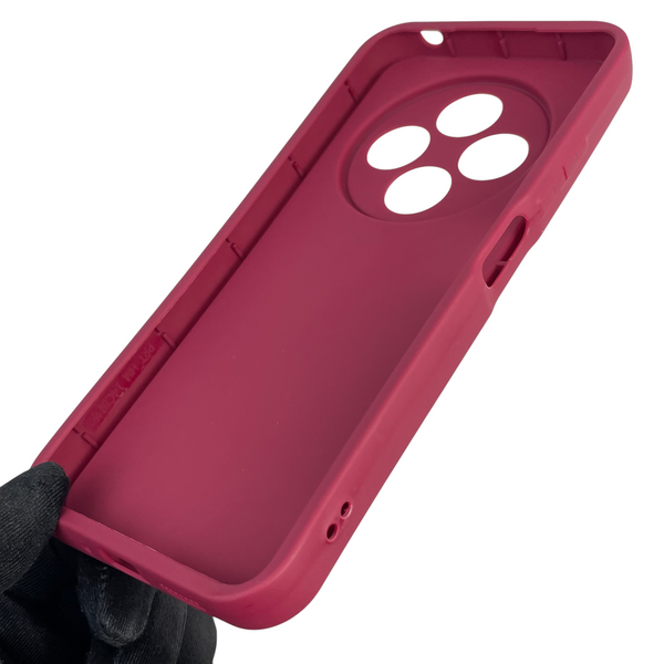 Чохол силіконовий Soft Touch з 3D принтом для Xiaomi Poco C75 бордовий (Повний захист камери) 0040727 фото