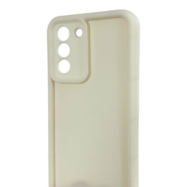 Чохол силіконовий Soft Touch для Samsung Galaxy S21 молочний (Повний захист камери) 0054036 фото