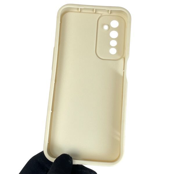 Чохол силіконовий Soft Touch з 3D принтом кумедний тед ведмідик для Realme 6 молочний (Повний захист камери) 0049161 фото