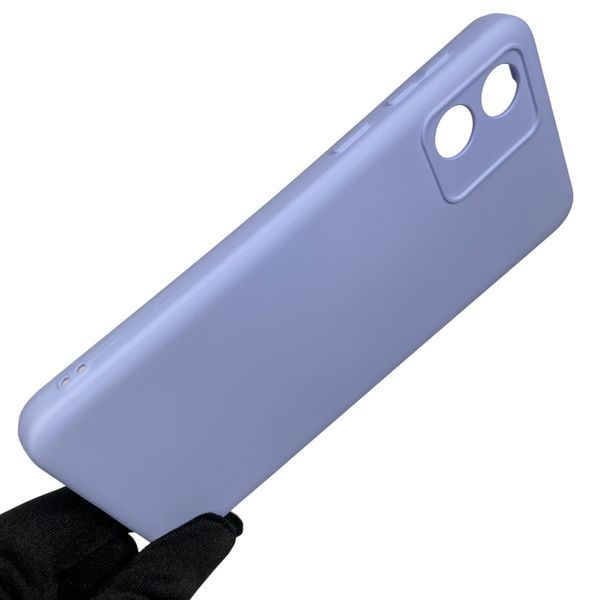Чехол для Motorola Moto E13 PAXT0034 матовый с микрофиброй с защитой камеры на моторола е13 сиреневый 0001712 фото