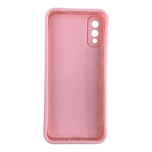Чохол силіконовий Soft Touch для Samsung Galaxy A02 рожевий (Повний захист камери) 0053936 фото