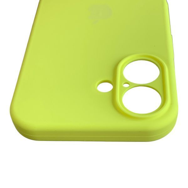 Чехол Silicone Case для Apple iPhone 17 желтый Flash (софт-тач, закрытая камера) 0061875 фото