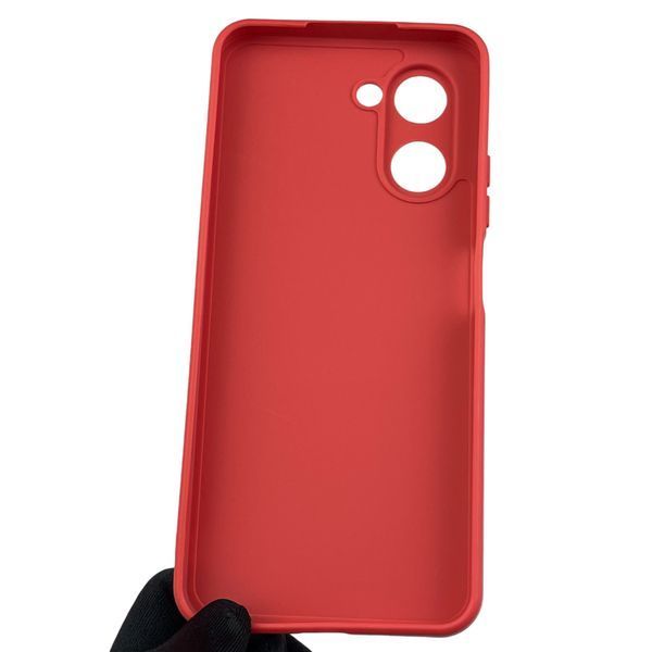 Чохол для OPPO A17 з квадратними гранями із захистом камери на оппо а17 червоний 0012495 фото