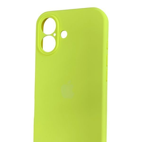 Чехол Silicone Case для Apple iPhone 17 желтый Flash (софт-тач, закрытая камера) 0061875 фото