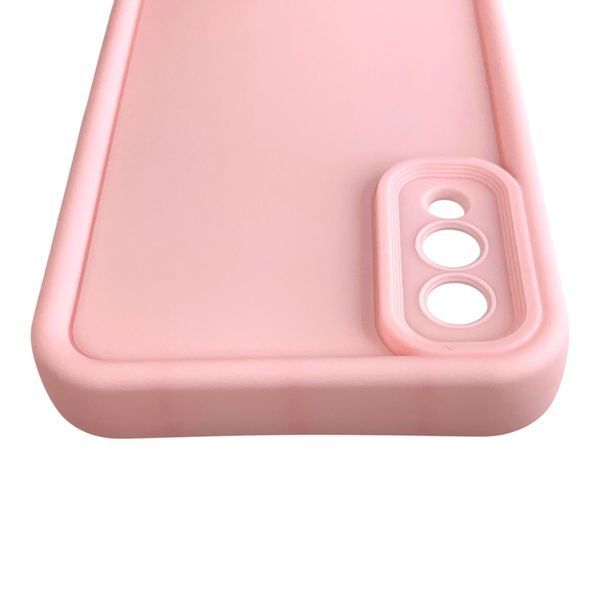 Чохол силіконовий Soft Touch для Samsung Galaxy A02 рожевий (Повний захист камери) 0053936 фото