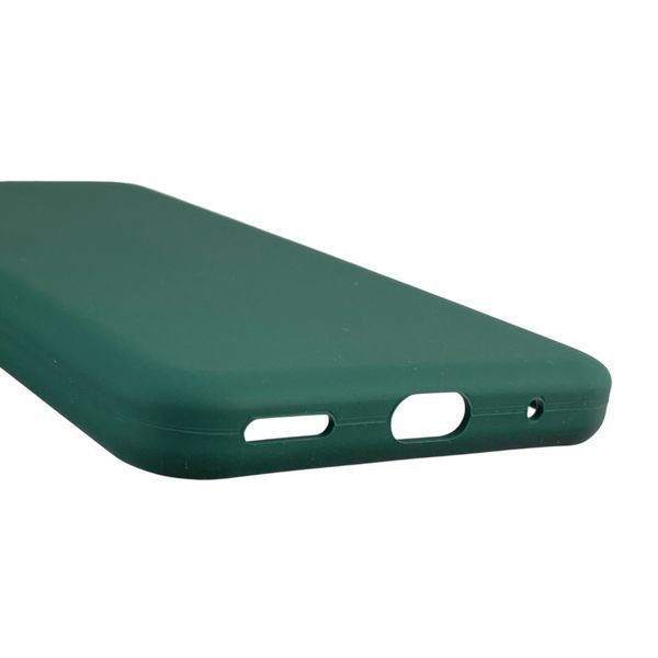 Чехол для Motorola Moto E13 (PAXT0034) силиконовый с микрофиброй нескользящий на моторола е13 зеленый 0031683 фото