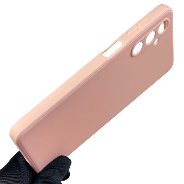 Чохол для Samsung Galaxy M54 5G (SM-M546B) з квадратними гранями із захистом камери на самсунг м54 пудровий 0012645 фото