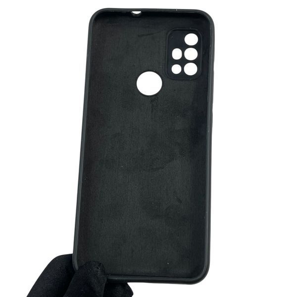 Чехол для Motorola Moto G30 (989606) силиконовый с микрофиброй нескользящий на моторола г30 черный 0031775 фото
