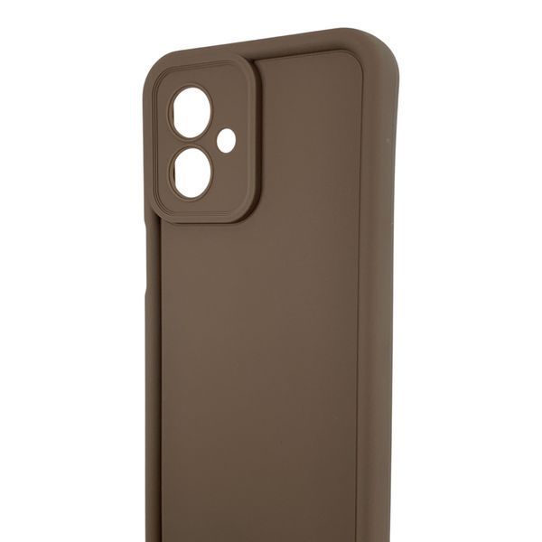 Чехол силиконовый Soft Touch для Motorola G64 коричневый (Полная защита камеры) 0054420 фото