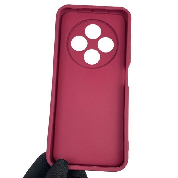 Чехол силиконовый оригинальный Soft Touch с 3D принтом волшебной минни маус для Xiaomi Poco C75 бордовый (Полная защита камеры) 0049989 фото