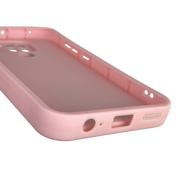 Чохол силіконовий оригінальний Soft Touch з 3D принтом милий ведмедик для Xiaomi Redmi Note 9 рожевий (Повний захист камери) 0043898 фото