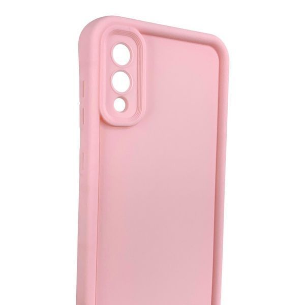 Чохол силіконовий Soft Touch для Samsung Galaxy A02 рожевий (Повний захист камери) 0053936 фото