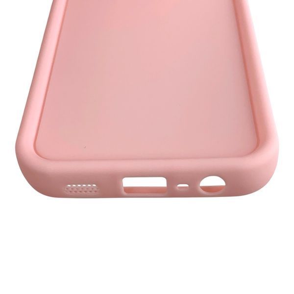 Чехол силиконовый Soft Touch для Oppo A15 розовый (Полная защита камеры) 0054307 фото
