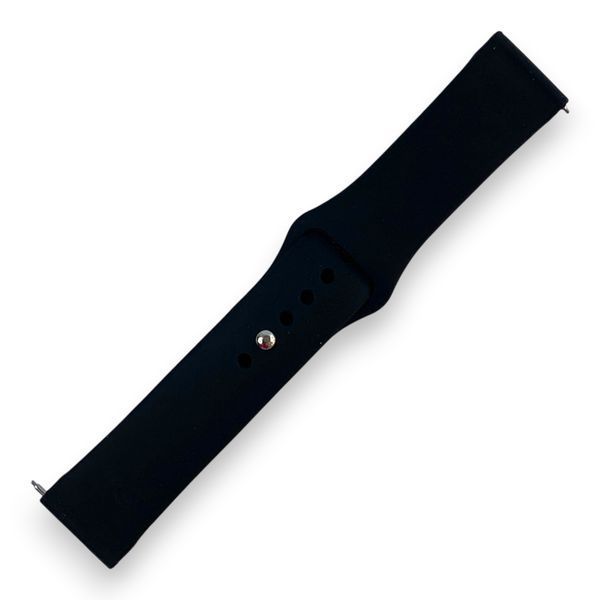 Ремешок силиконовый 22 мм для Garmin Forerunner 965 черный 0057266 фото