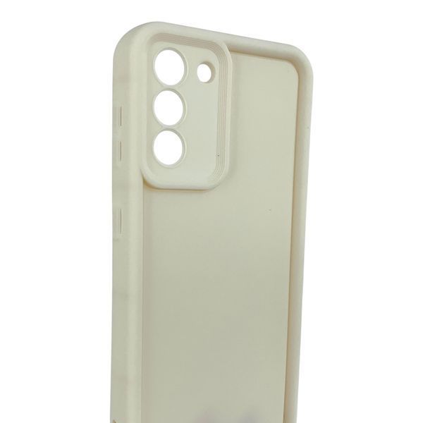 Чохол силіконовий Soft Touch для Samsung Galaxy S21 молочний (Повний захист камери) 0054036 фото