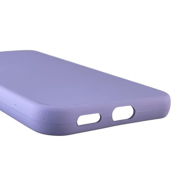Чехол для Samsung Galaxy S23 (SM-S911B) силиконовый с микрофиброй нескользящий на самсунг с23 сиреневый 0032190 фото