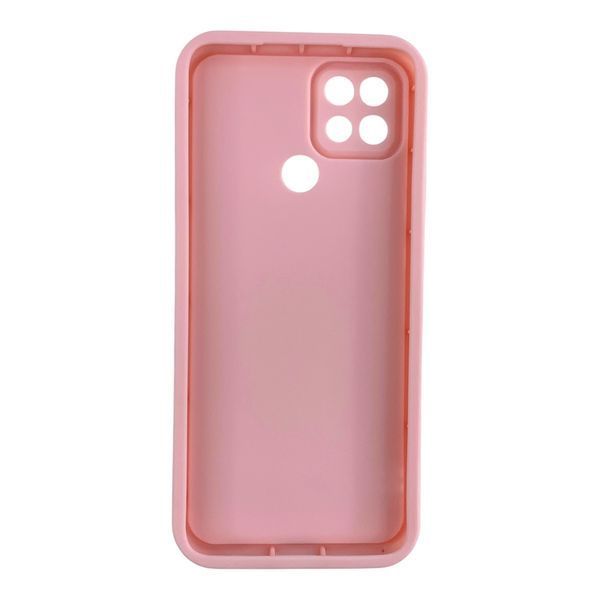 Чехол силиконовый Soft Touch для Oppo A15 розовый (Полная защита камеры) 0054307 фото