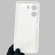 Чохол для Xiaomi Poco C65 однотонний з квадратними гранями із захистом камери на сяомі поко с65 білий 0002310 фото 2