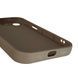 Чохол силіконовий Soft Touch з 3D принтом злого кота для Apple iPhone 16e коричневий (Повний захист камери) 0047154 фото 5