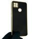 Чохол для Xiaomi Redmi 10A із захистом камери із золотою окантовкою на сяомі редмі 10а чорний gs1 0020334 фото 1