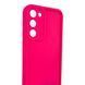 Чехол силиконовый Soft Touch для Samsung Galaxy S23 Plus малиновый (Полная защита камеры) 0054081 фото 3