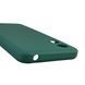 Чехол для Motorola Moto E13 (PAXT0034) силиконовый с микрофиброй нескользящий на моторола е13 зеленый 0031683 фото 5