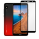 Защитное стекло МАТОВОЕ для телефона Xiaomi Redmi 7A противоударное полноэкранное на сяоми редми 7а черное 0039093 фото 1