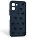 Чохол силіконовий Soft Touch з 3D принтом Бантики для Tecno Spark Go 3 чорний (Повний захист камери) 0057850 фото 1