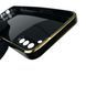 Чохол для Realme 6 з кільцем-підставкою із золотою окантовкою на реалмі 6 чорний gs1 0020492 фото 5
