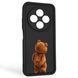 Чохол силіконовий оригінальний Soft Touch з 3D принтом кумедний тед ведмідик для Xiaomi Redmi 14C чорний (Повний захист камери) 0048903 фото 1