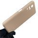 Чехол для Vivo Y31 силиконовый с микрофиброй нескользящий на виво у31 пудровый 0032359 фото 3