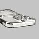 Чохол для Apple iPhone 15 Pro Max зі срібною окантовкою з кишенькою для карток на айфон 15 про макс срібний 0013025 фото 5
