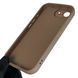 Чохол силіконовий Soft Touch з 3D принтом злого кота для Apple iPhone 16e коричневий (Повний захист камери) 0047154 фото 2