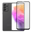 Захисне скло для телефона Samsung Galaxy A73 5G (SM-A736B) протиударне повноекранне на самсунг а73 5г чорне