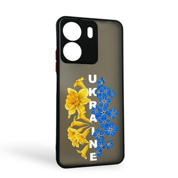 Чехол для телефона Xiaomi POCO C65 с 3D принтом патриотическим с высокими бортами на сяоми поко с65 черный 0038060 фото