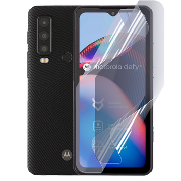 Плёнка гидрогелевая для Motorola Defy 2 глянцевая противоударная на моторола дефи 2 прозрачная 0033441 фото