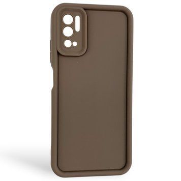 Чехол силиконовый Soft Touch для Xiaomi Poco M3 Pro 4G коричневый (Полная защита камеры) 0053887 фото