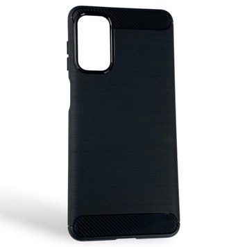 Чохол для Samsung Galaxy M52 5G чорний карбон (під карбон, тонкий) 0060011 фото