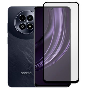 Защитное стекло 6D OG для телефона Realme 13 Plus полноэкранное противоударное на реалми 13 плюс черное 0014024 фото