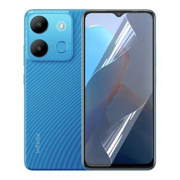 Плёнка гидрогелевая для Infinix Smart 7 глянцевая противоударная на инфиникс смарт 7 прозрачная 0002998 фото