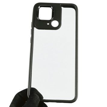 Чохол для Xiaomi Redmi 10C з кольоровими високими бортами редмі 10с чорний 0007836 фото