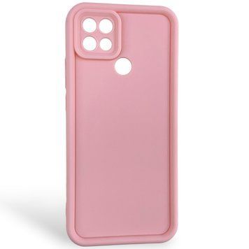 Чохол силіконовий Soft Touch для Oppo A15s рожевий (Повний захист камери) 0054308 фото