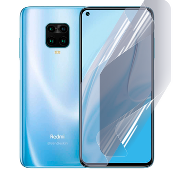 Плёнка гидрогелевая для Xiaomi Redmi Note 9 Pro Max глянцевая на Сяоми редми нот 9 про макс прозрачная 0011658 фото