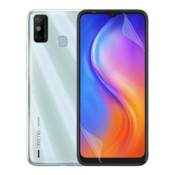 Плівка гідрогелева для Tecno Spark Go 2020 (KE5s) глянцева протиударна на техно спарк го 2020 прозора 0003323 фото