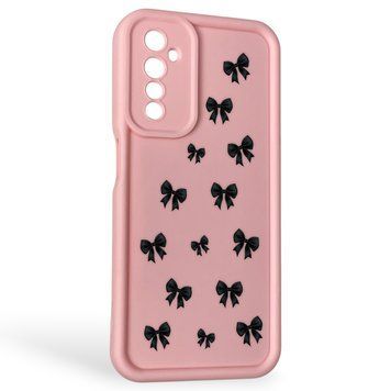 Чехол силиконовый Soft Touch с 3D принтом для Realme 6 розовый (Полная защита камеры) 0044408 фото