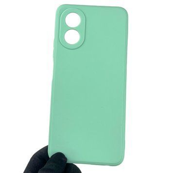Чехол для OPPO A18 с квадратными гранями с защитой камеры на оппо а18 мятный 0012396 фото